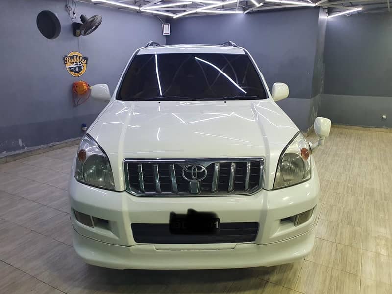 Prado TZG 3.4L Top Of The Line Pearl White 4