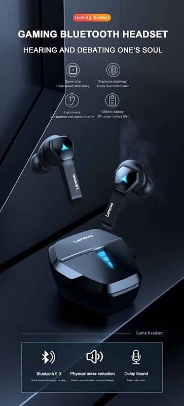 LENOVO HQ 08 GAMING EARBUDS 1