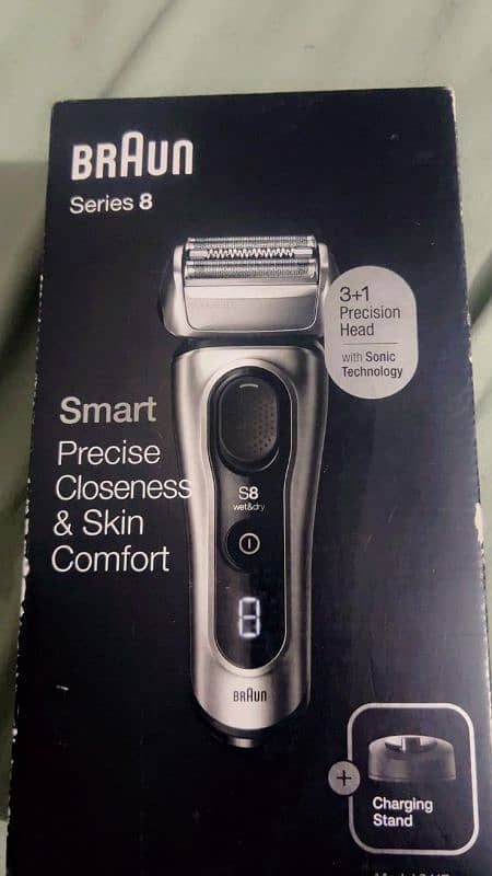 Braun Series 8 8417s  Wet Dry Men's Electric Shaver with Beard Trimmer 0