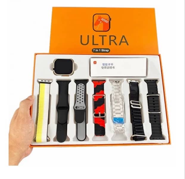 Ultra 7 in 1 Smart Watch | 7 Pairs of Straps 3