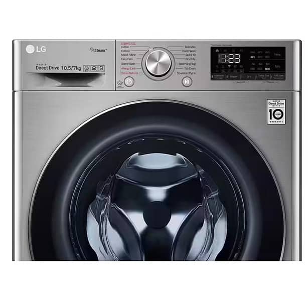 10.5kg/7Kg | Front Load Washer/Dryer | AI DD | Steam | ThinQ 3