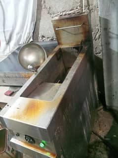 fryer bbq counter and hot plate