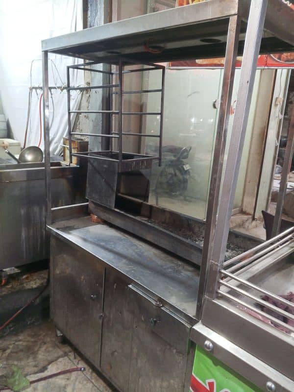 fryer bbq counter and hot plate 6