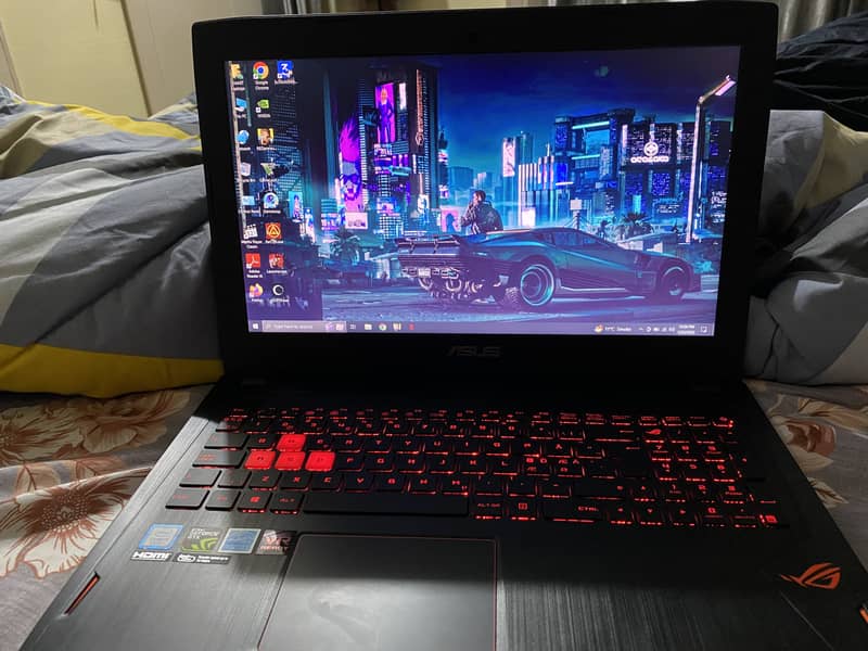 Asus Rog Gl502VSK core i7-7 gen 1070 8gb nvidia gtx card 6