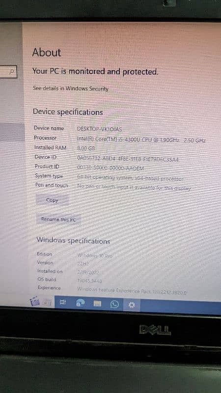 Dell cori5 Laptop 4