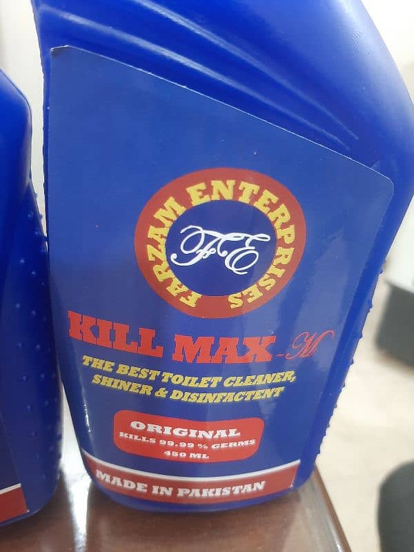 KILL MAX-M: TOILET CLEANER, SHINER AND DISINFECTANT 0