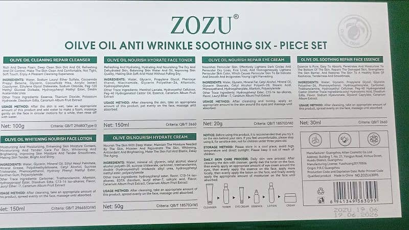 Transform Your Skin with the 6 in 1 ZOZU Olive Oil Skincare Set! 10