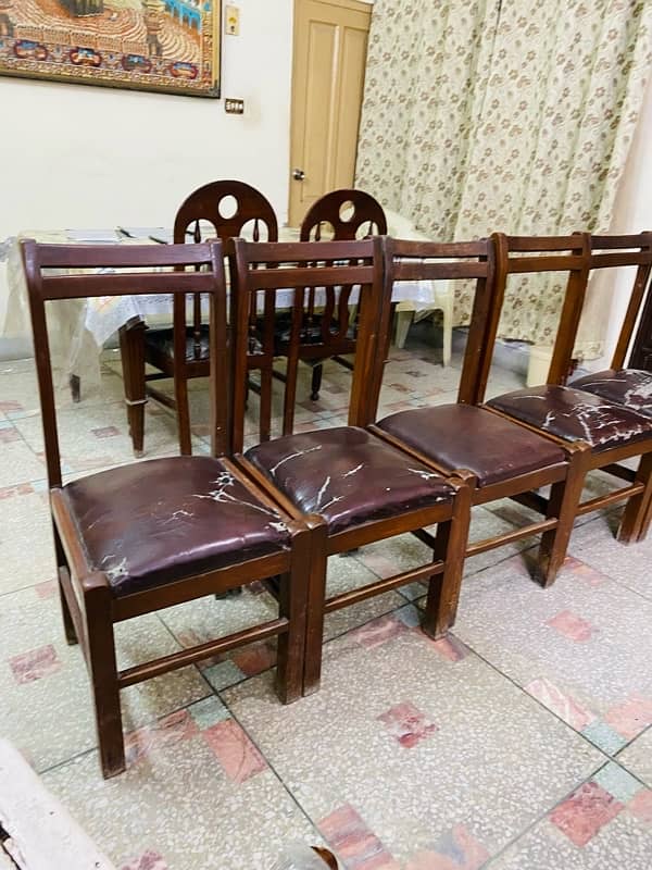 Dining chairs strong wooden SHEESHAM - 0,3,0,1,7,1,0,4,4,0,0 0