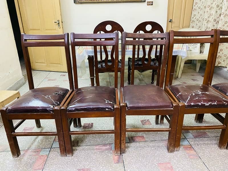 Dining chairs strong wooden SHEESHAM - 0,3,0,1,7,1,0,4,4,0,0 1