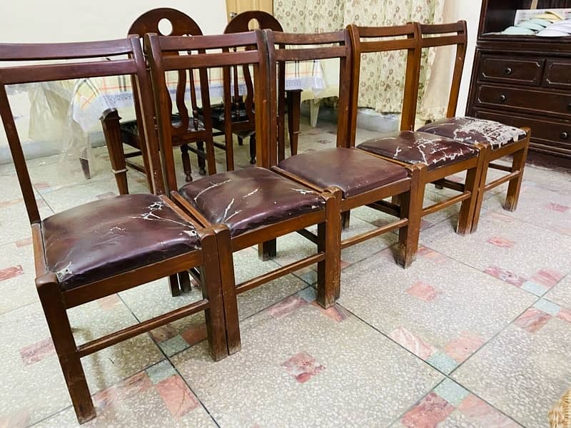 Dining chairs strong wooden SHEESHAM - 0,3,0,1,7,1,0,4,4,0,0 2