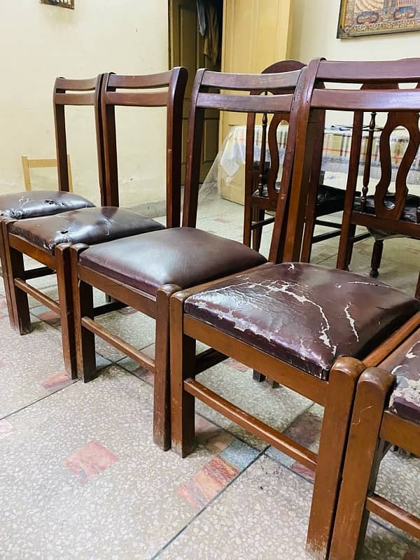 Dining chairs strong wooden SHEESHAM - 0,3,0,1,7,1,0,4,4,0,0 5
