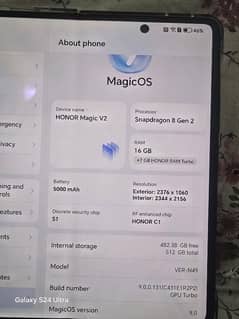 HONOR MAGIC V2 4 MONTHS SIM WORK