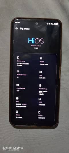 Tecno Camon 18 Premier 8+5/256