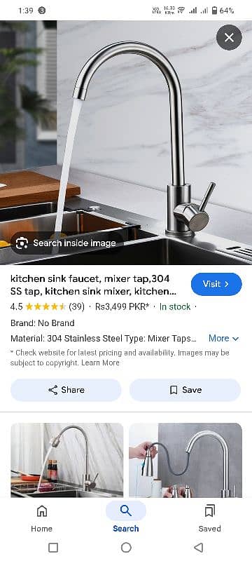 kitchen sink tap 1