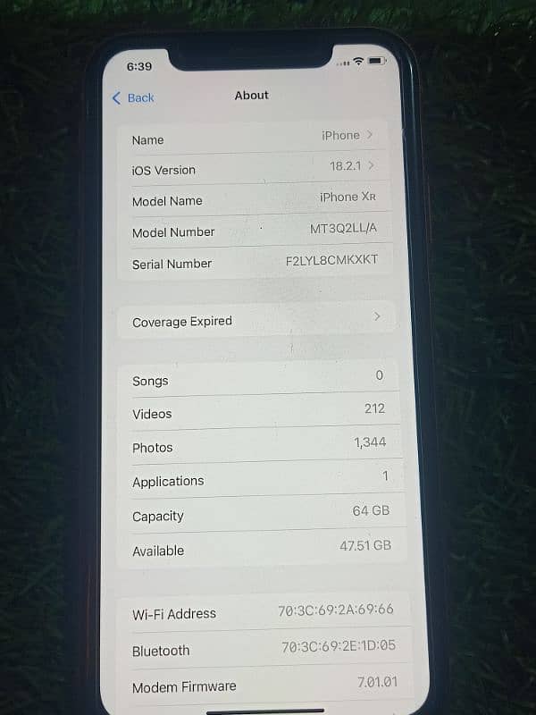 I phone xr 95 health 10by 10 jv 64gb 3