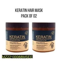 Keratin Hair mask,500 ml pack of 2