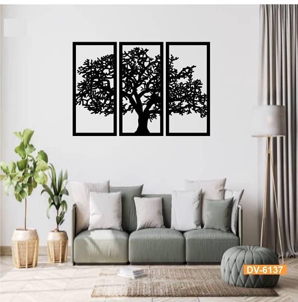 3D Wooden Tree Wall Photo Frame 1