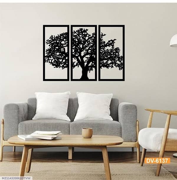 3D Wooden Tree Wall Photo Frame 2