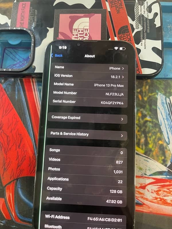 I phone 13pro max 128gb factory unlock non ptA 6