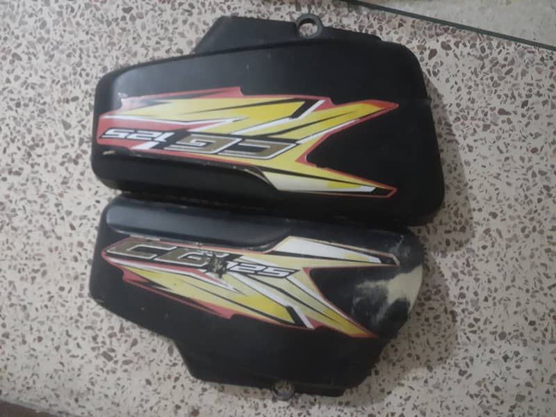 Honda 125 fuel tank, tenki tappa, seat, tenky tappa, Tanki, gaddi 5