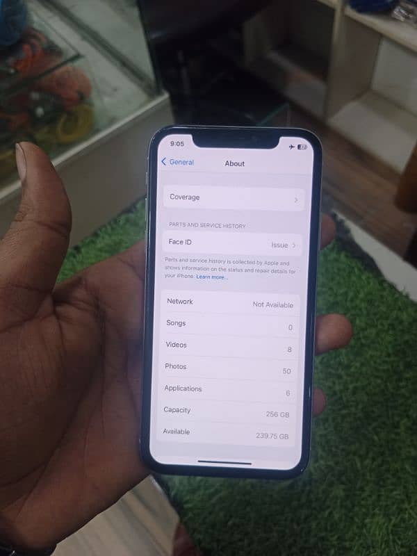 iphone x PTA approved 256gb 8