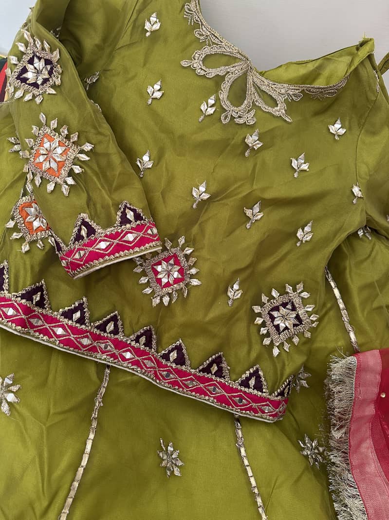 Lehnga Chlo with dopta for mehndi 2