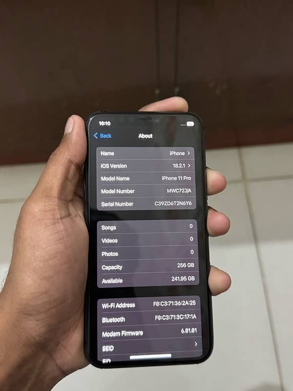 Iphone 11 pro 256gb Pta approved 7