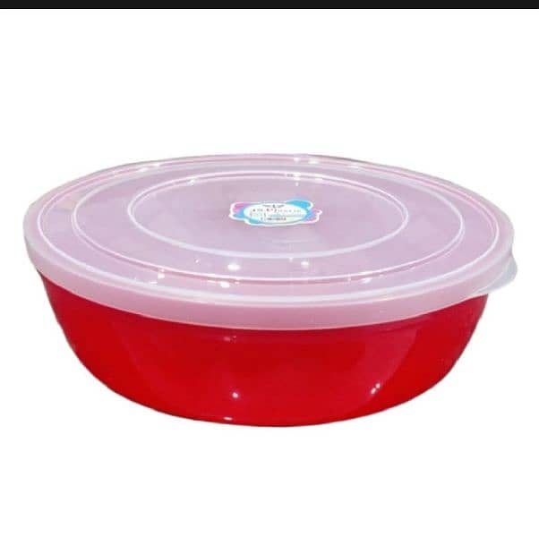 Flour box/Atta box Premium Quality with fine plastic lid atta bowl 2