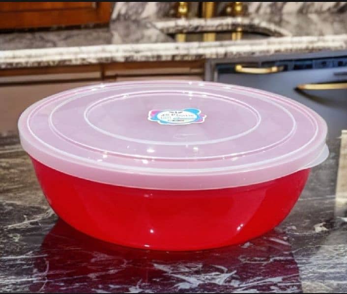 Flour box/Atta box Premium Quality with fine plastic lid atta bowl 3