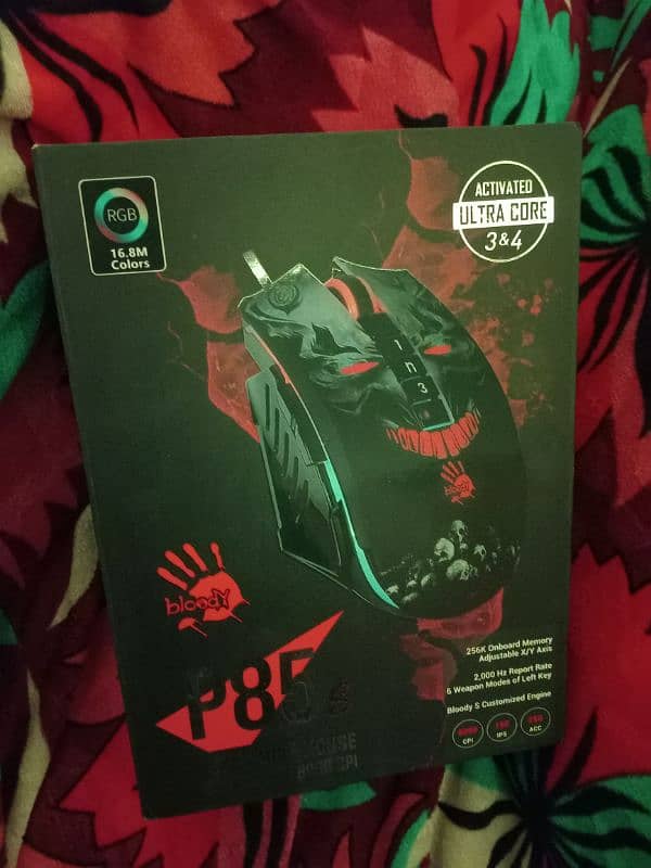 Bloody P85s RGB Gaming Mouse – Skull Edition 4