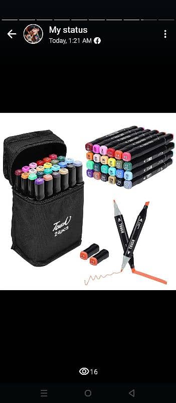 24 pcs sketch marker set 1