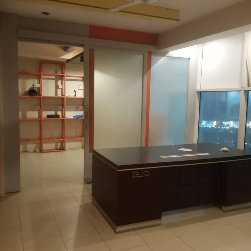 Office for rent 1100 sqft 3rd floor with lift with chamber VIP loca 0