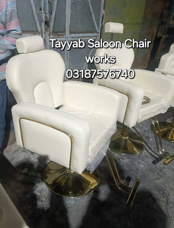 Parlour Chair/Salon Chair/Hair Wash Unit/Pedicure/Facial Bed/Trolley 1