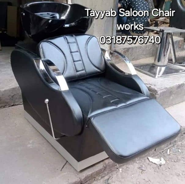 Parlour Chair/Salon Chair/Hair Wash Unit/Pedicure/Facial Bed/Trolley 16