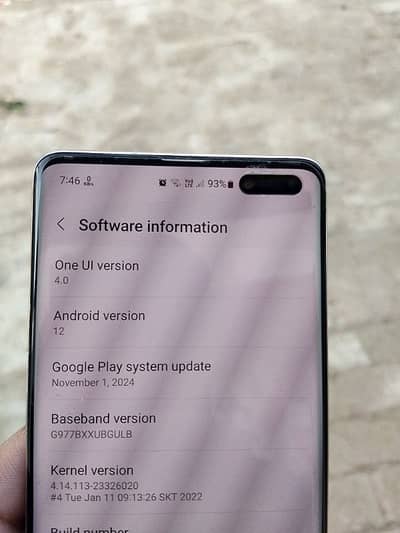 Samsung S10 5G water pack exchange possible