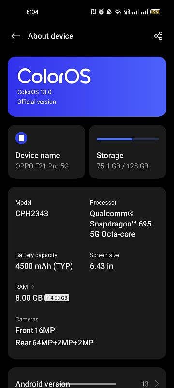 oppo f21 pro 5g 9