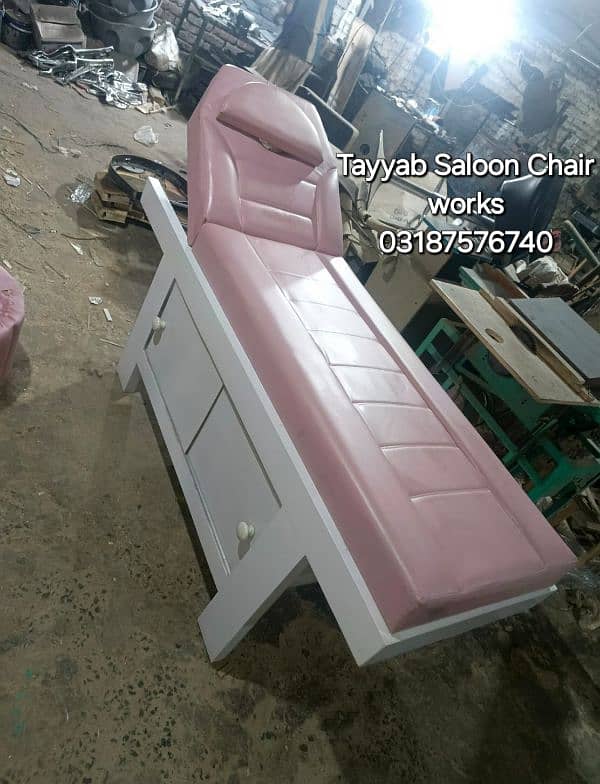 Parlour Chair/Salon Chair/Hair Wash Unit/Pedicure/Facial Bed/Trolley 6