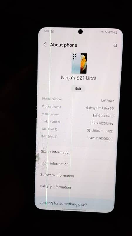 s21 ultra non pta 8gb 128gb 1