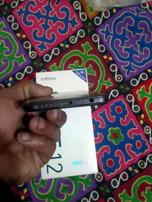 imfinix note 12 ram 6+3 rom 128 with only box panel chang hai bus 4