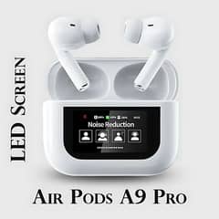 A9 earbuds led screen, ANC