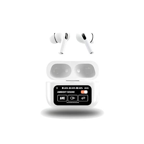 A9 airpods pro, earbuds with LED screen 0