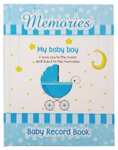 Baby picture record book (blue)