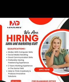 HIRING SALES AND MARKETING TEAM