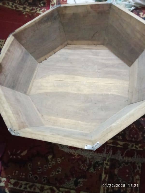 Wood bowl channy chikkar 1