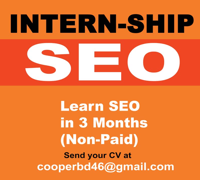 SEO Internship Lahore Johar Town 0