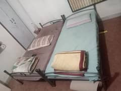 2 single iron rod beds for sale