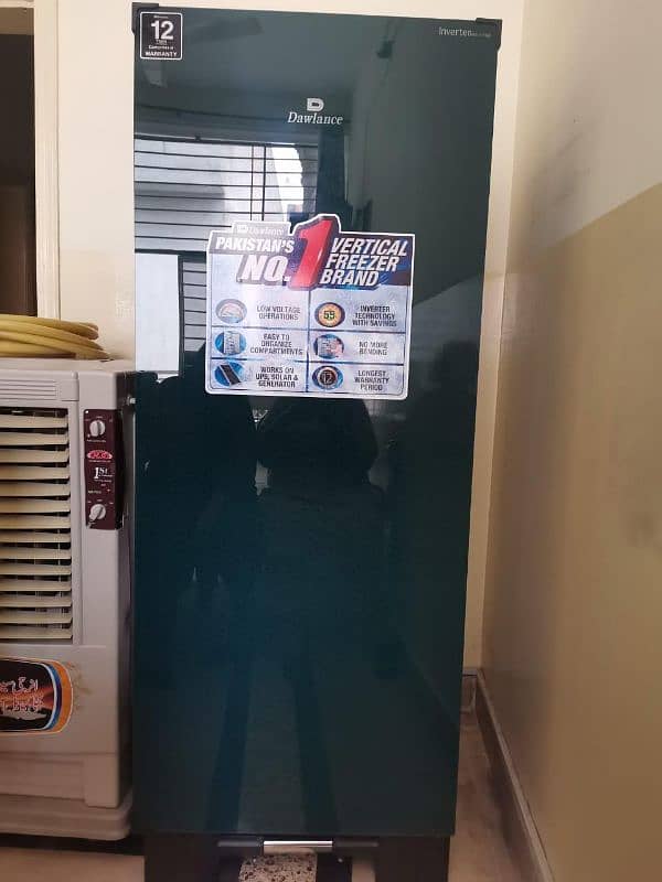 Dawalance vertical inverter freezer (1035WB) for sale slightly used 1