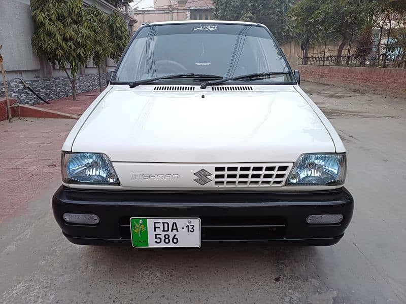 Suzuki Mehran VX with ac bumper to bumper original car 2