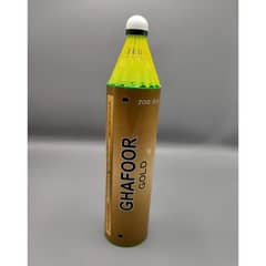 RS 300 in 1 piece    Ghafoor gold shuttle for badminton wholesale