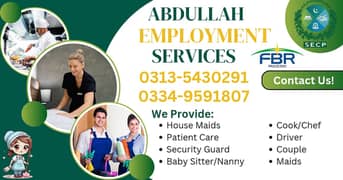 House Maid / Maids / Couple / Patient Care / Nanny / Driver / Helper